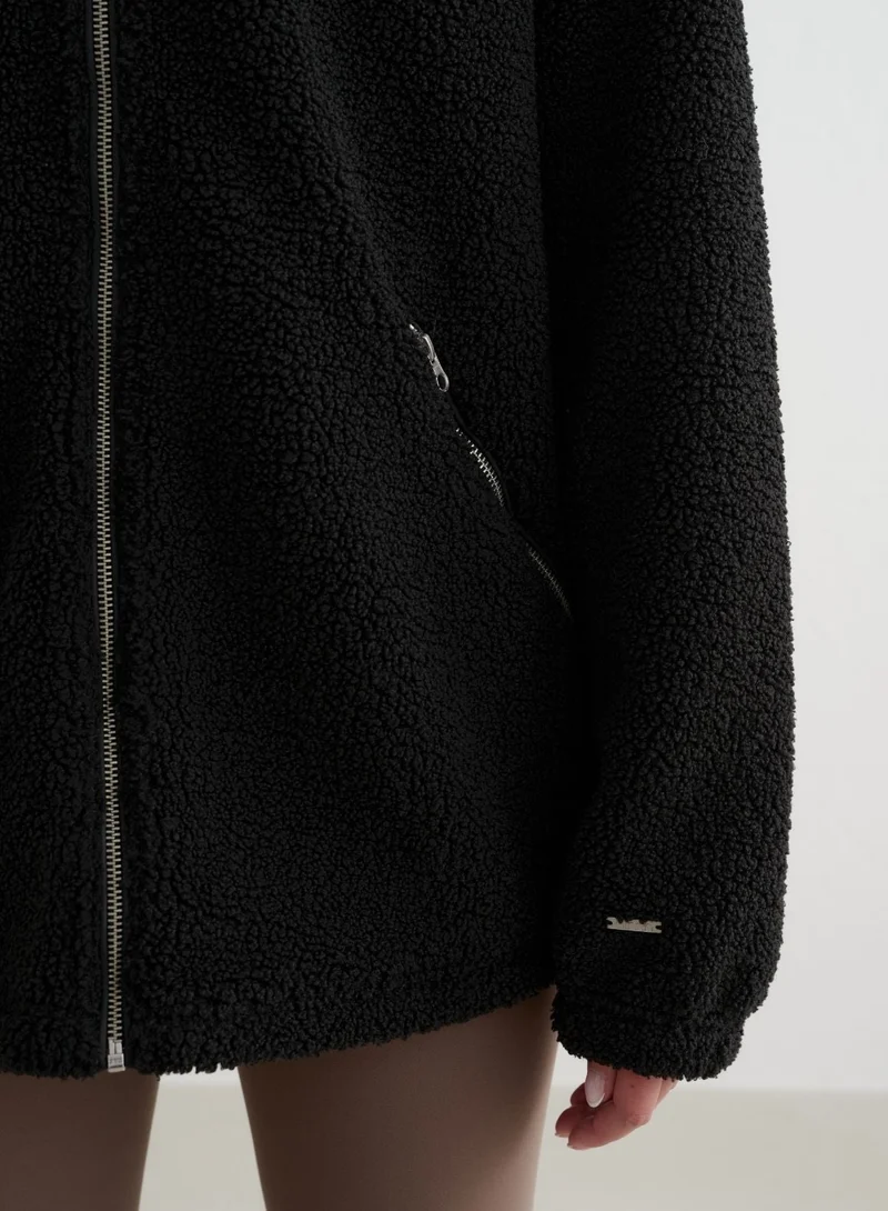 Black Pile Jacket