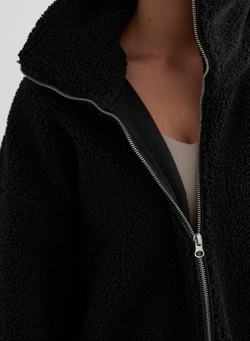 Black Pile Jacket
