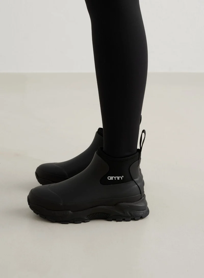 Black Fusion Rain Boot