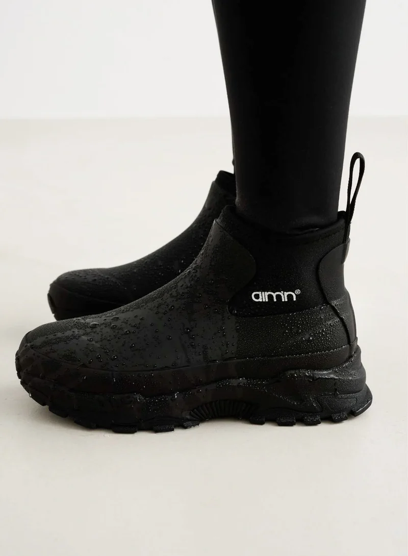 Black Fusion Rain Boot