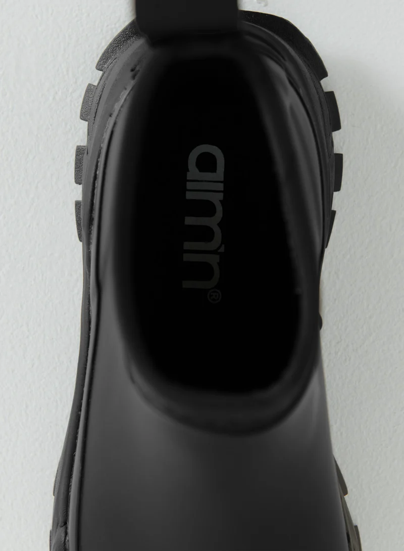 Black Fusion Rain Boot