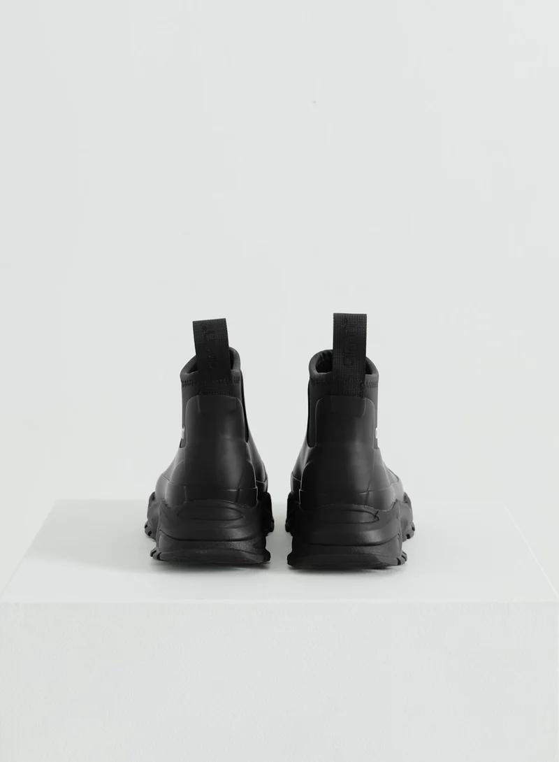 Black Fusion Rain Boot