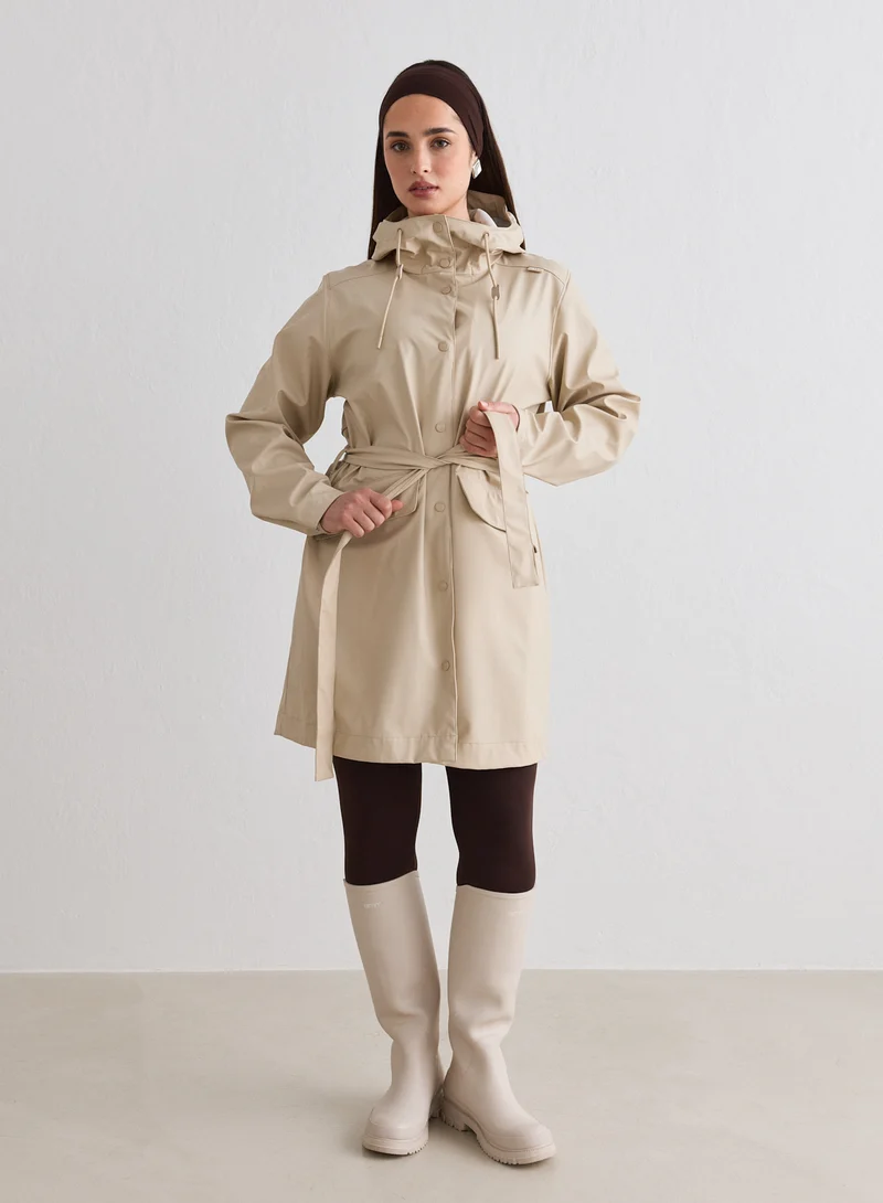Café Au Lait Rain Jacket