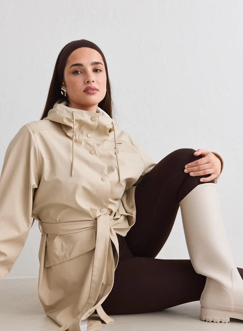 Café Au Lait Rain Jacket