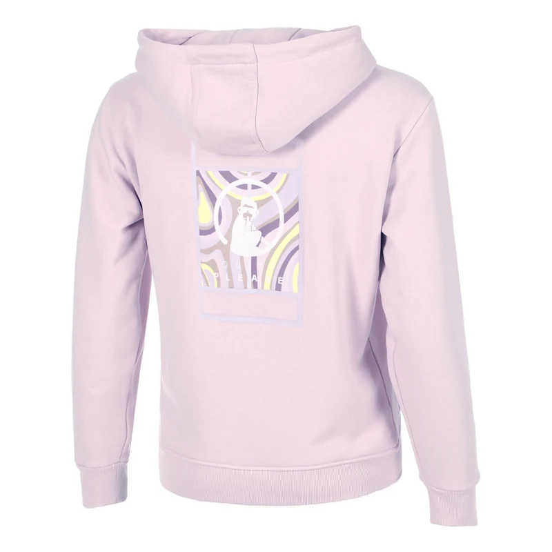 Mind Taped Zip Sweatjacke Damen-Flieder,Neongrün