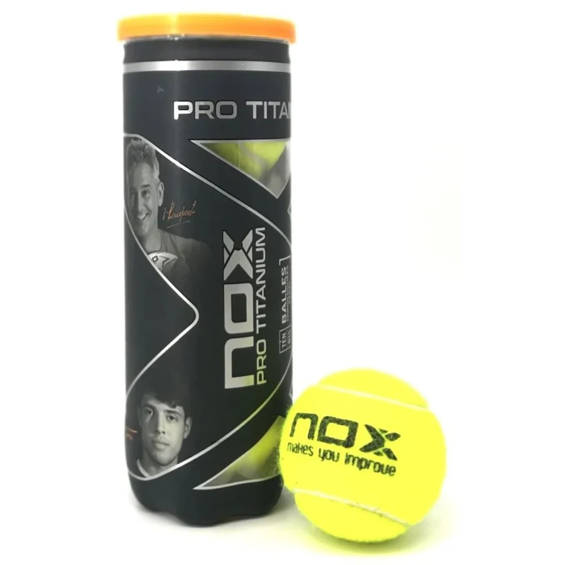Nox Pro Titanium Padel Balls (3 pcs.)