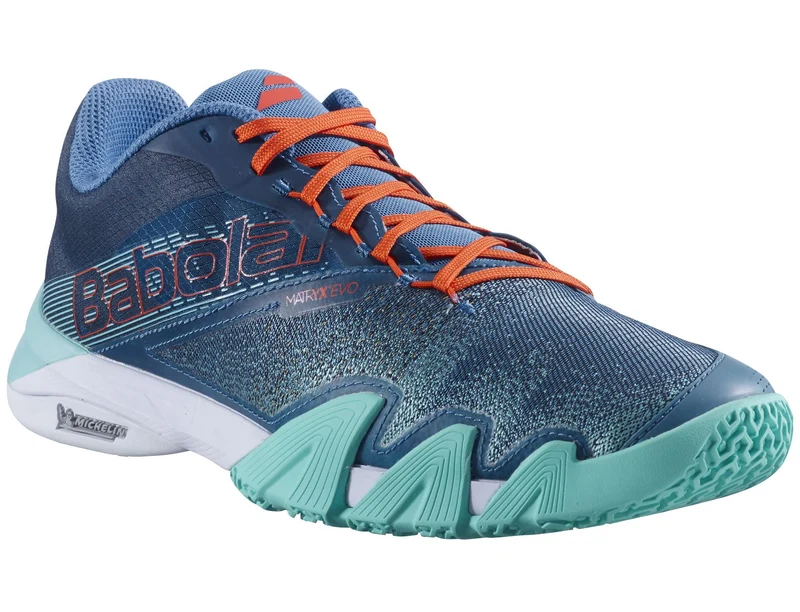 Babolat Jet Premura 2 Padel Shoes (Electric Green/Mandarin)