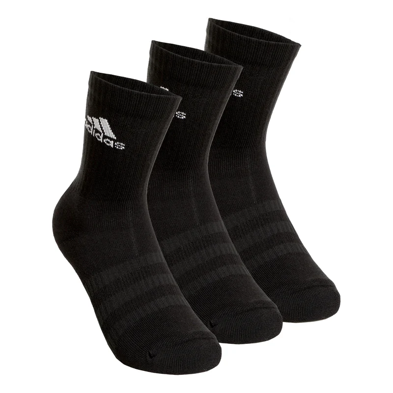 Cush Crew Sportsocken 3er Pack Unisex - schwarz, weiß