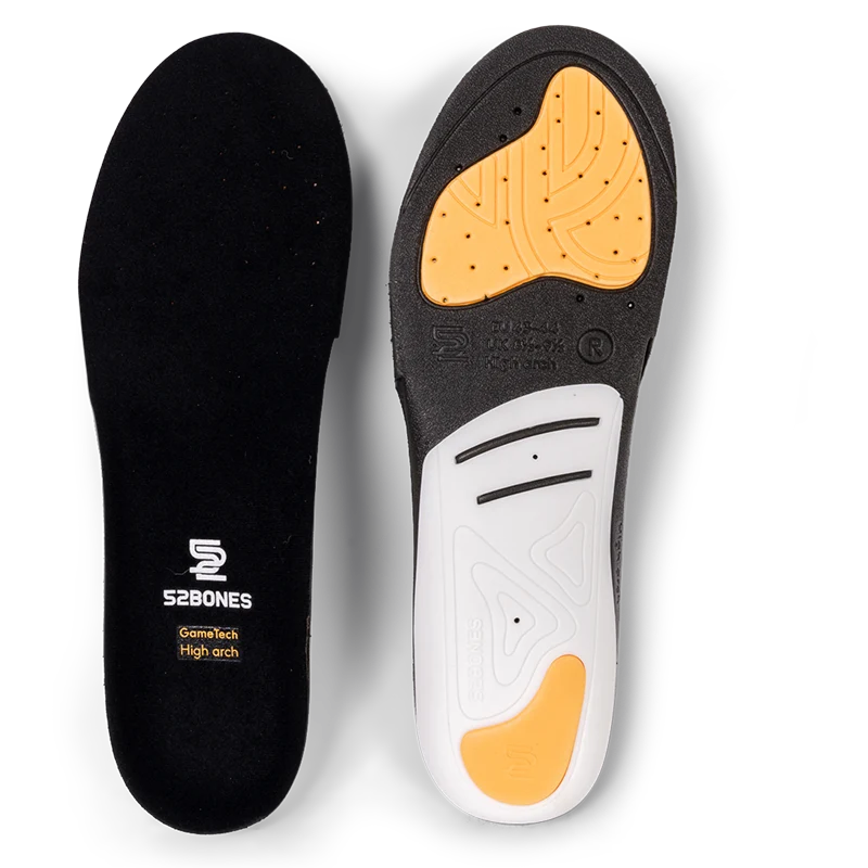 52 Bones GameTech Sport Inner Soles High Arch Inlegzolen