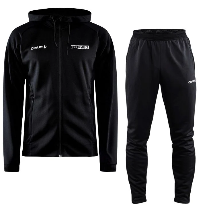 Craft Trainingspak Evolve Dames Logo Tennisdistrict Zwart