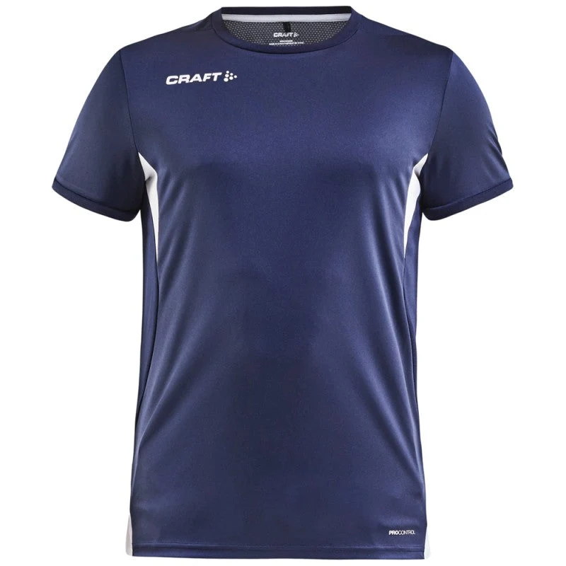 Craft T-Shirt Pro Control Impact SS Tee Junior Navy Wit
