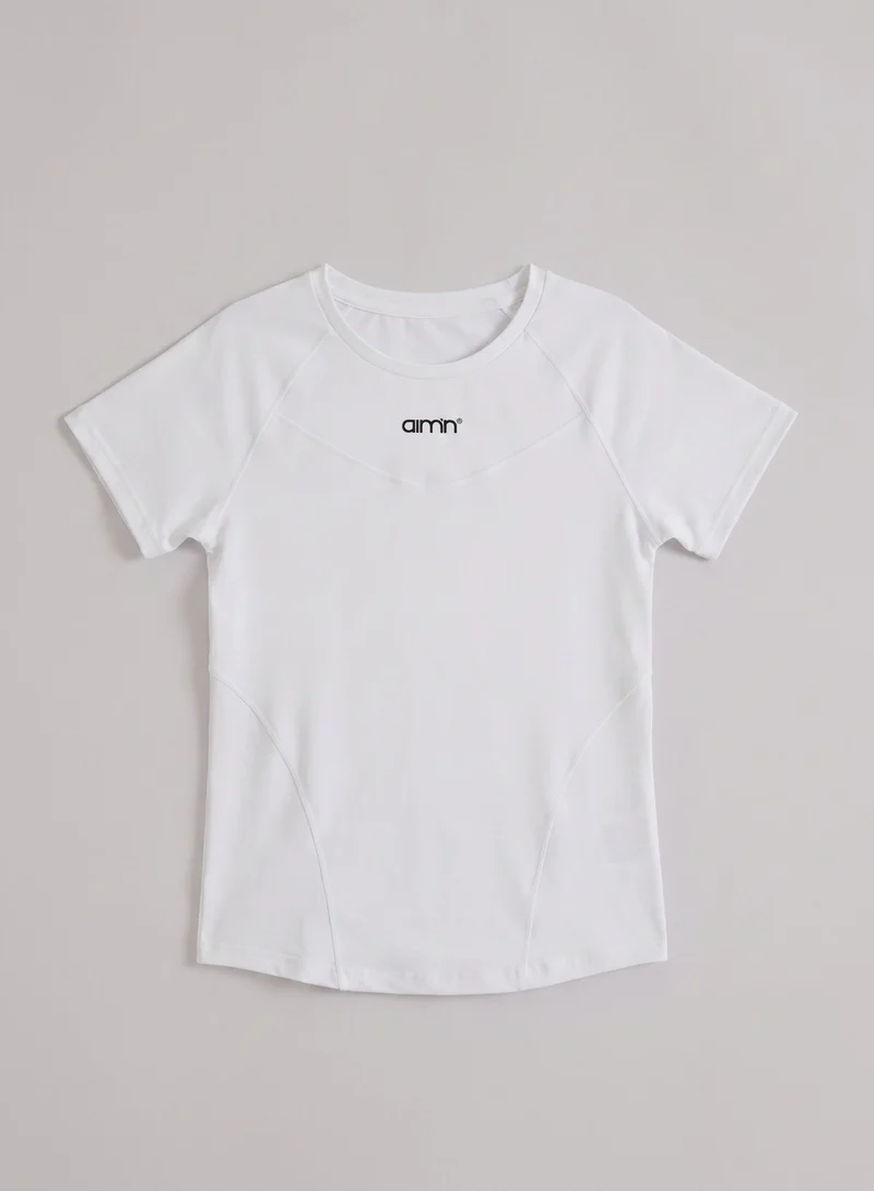 White Soft Basic Short Sleeve