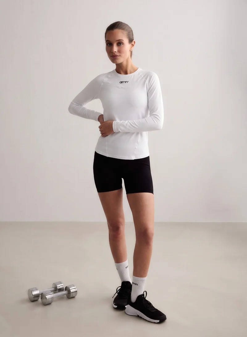White Soft Basic Long Sleeve