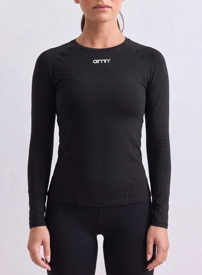 Black Soft Basic Long Sleeve