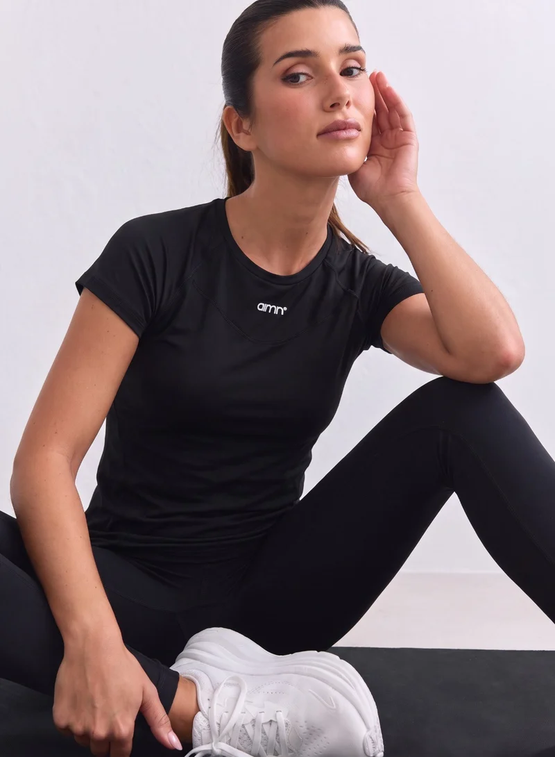 Black Soft Basic Short Sleeve
