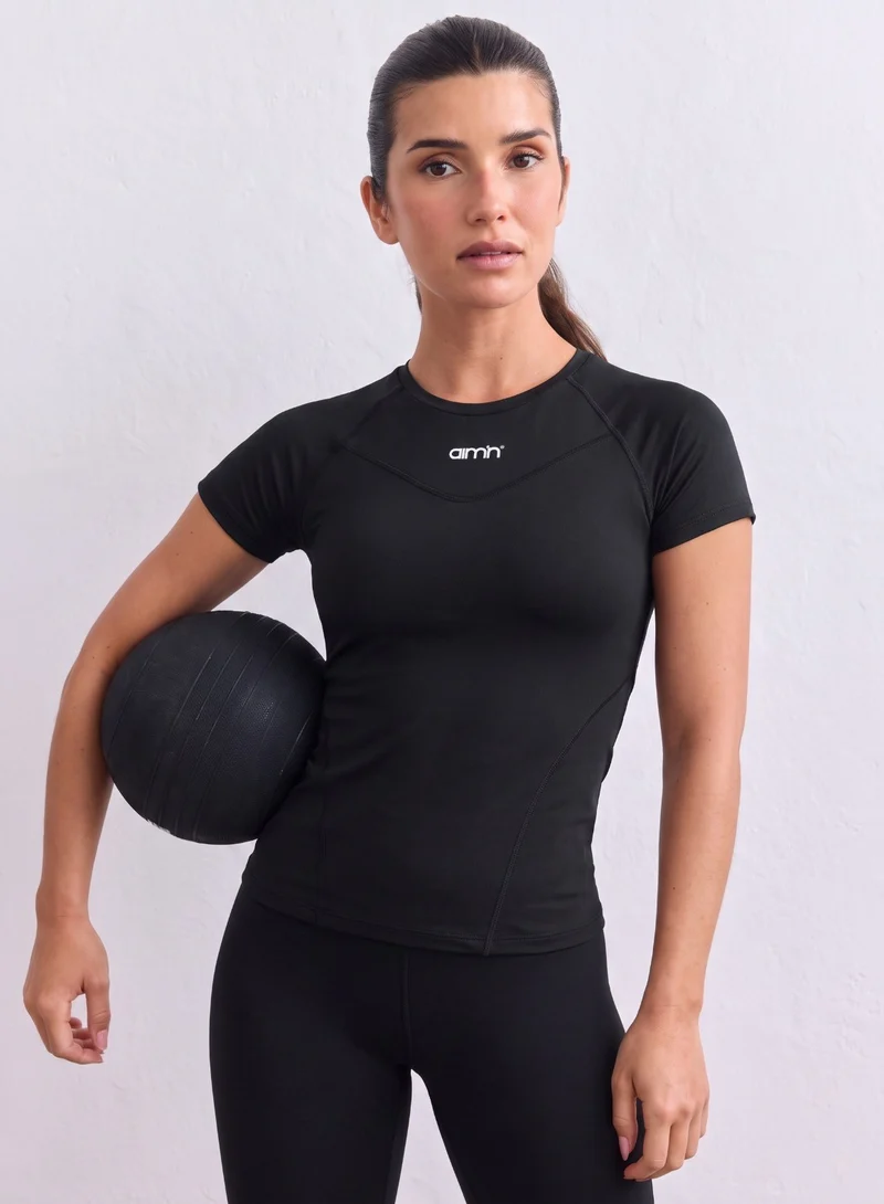Black Soft Basic Short Sleeve