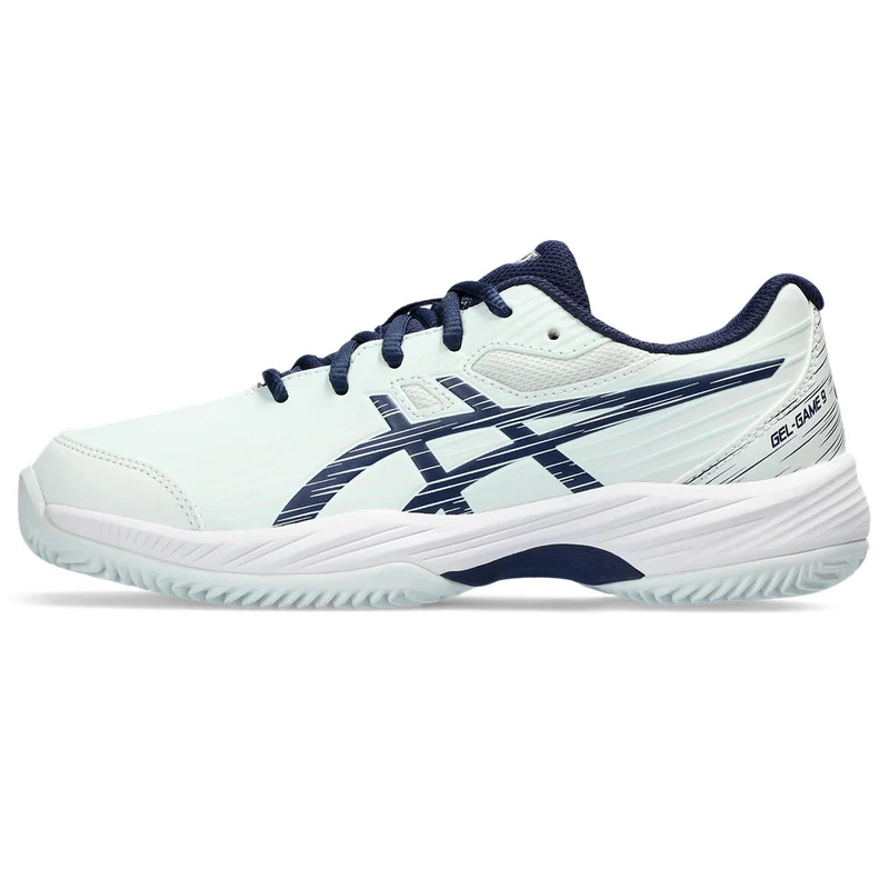 Asics Tennisschoen Gel Game 9 GS Clay/OC Junior Groen Blauw