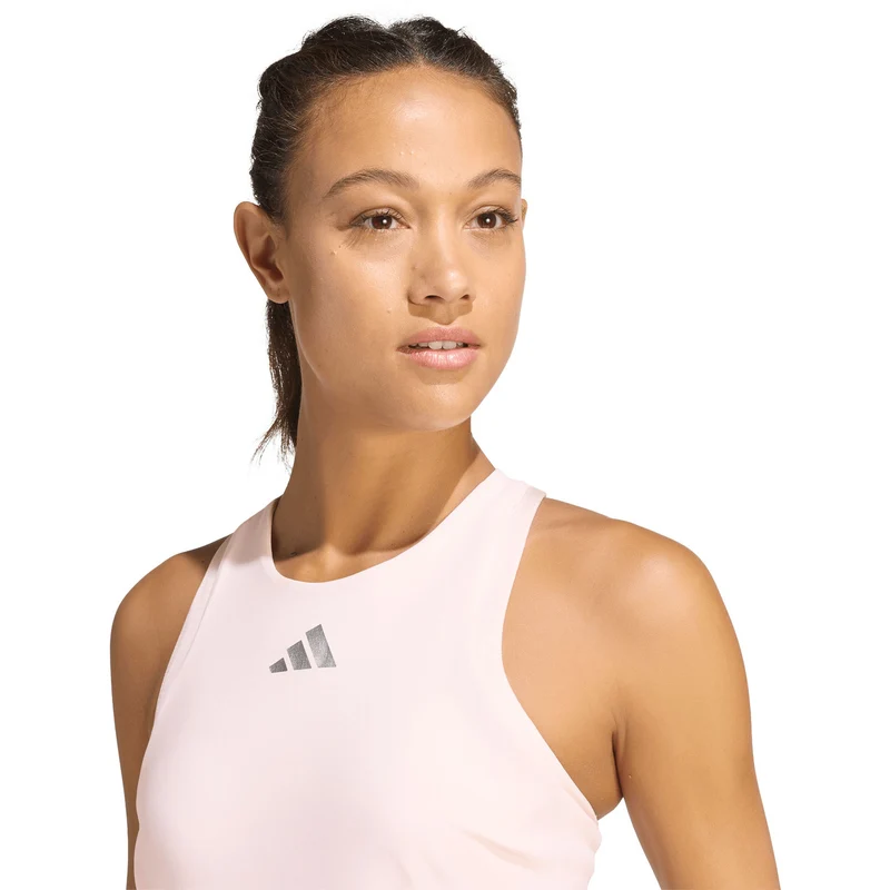 Adidas Silver Y-Tank Distilled Pink