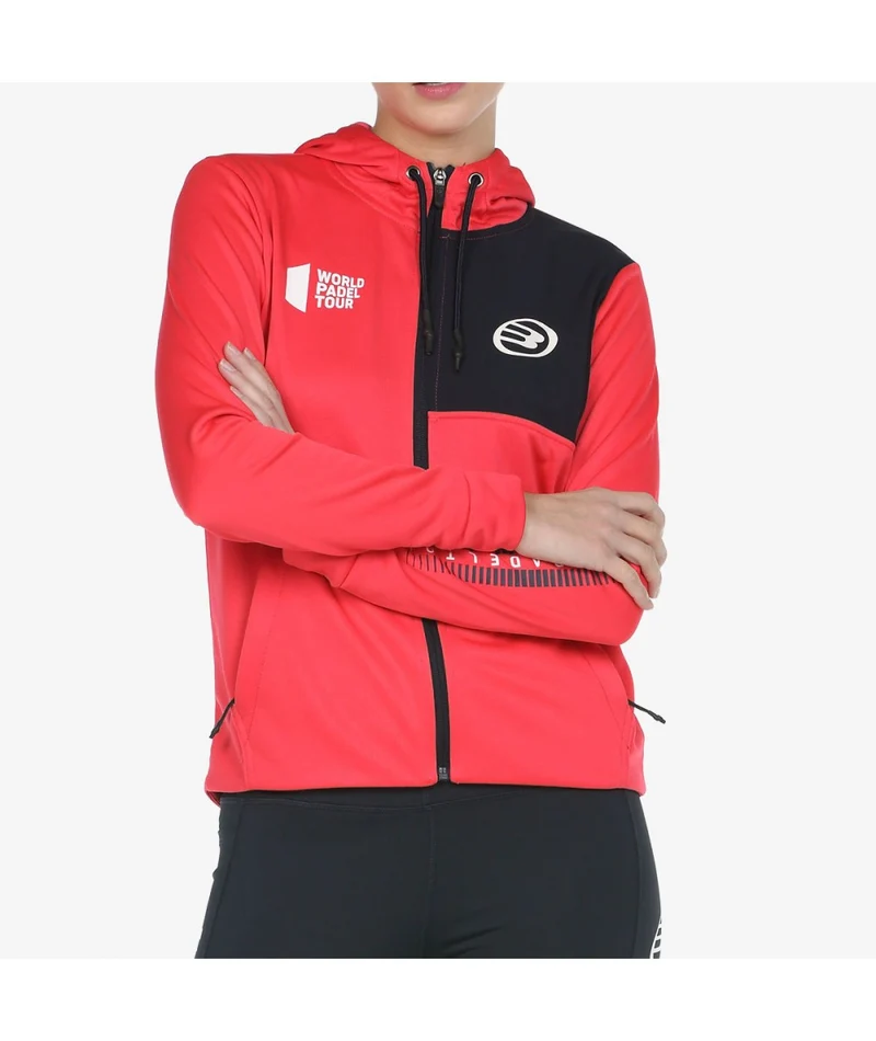 Bullpadel Rodigal Women Sweatshirt (Neon Crimson)