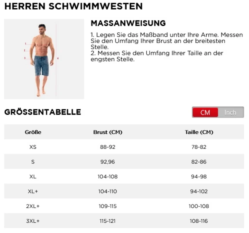 Jobe NEOPREN Schwimmweste Weste Vest blue Herren