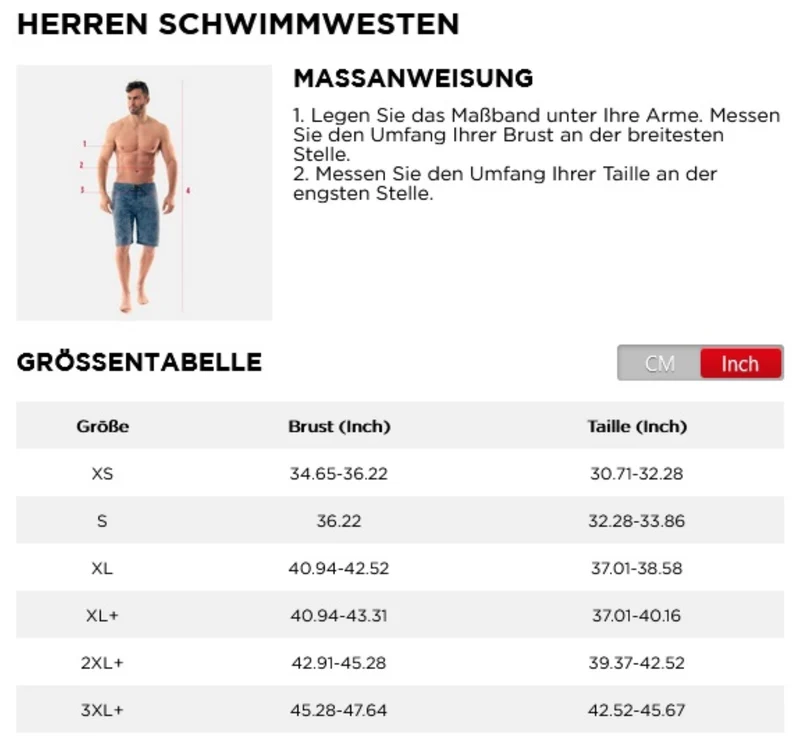 Jobe NEOPREN Schwimmweste Weste Vest blue Herren