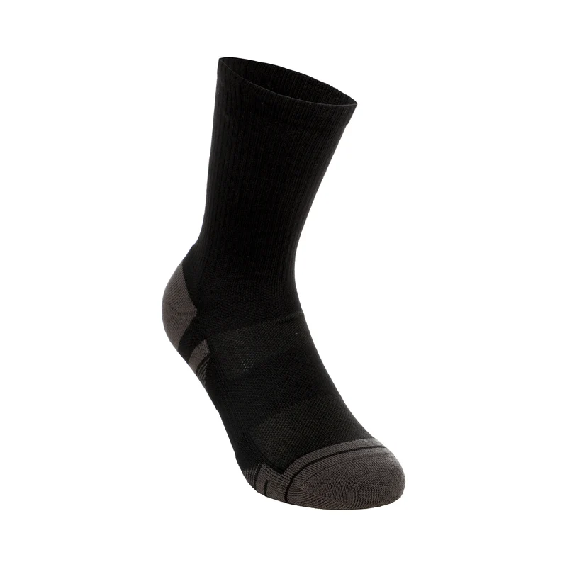 Performance Tech Crew Sportsocken 3er Pack Unisex - schwarz, dunkelgrau