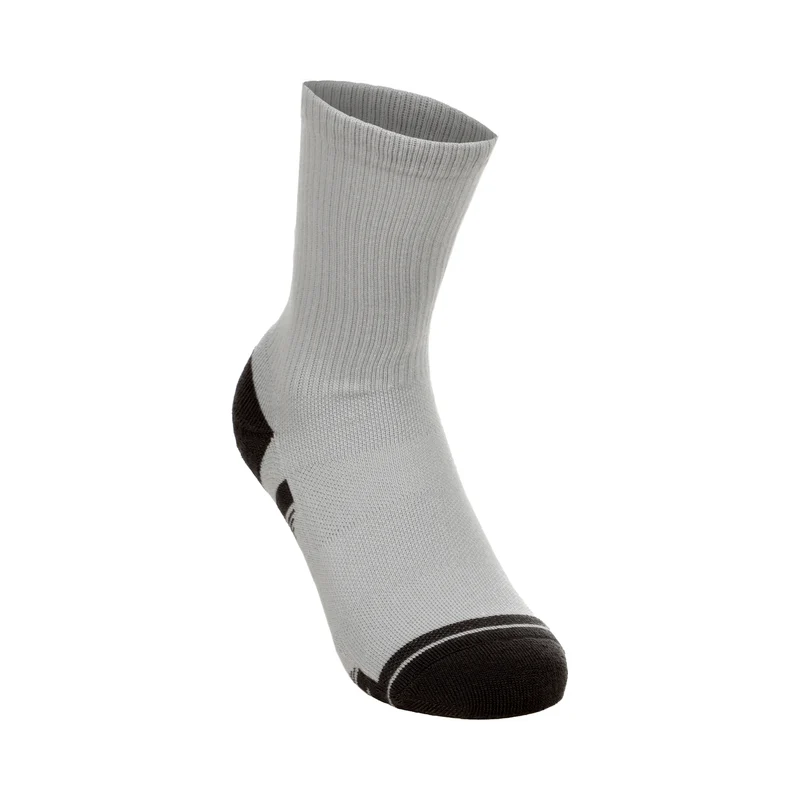 Performance Tech Crew Sportsocken 3er Pack Unisex - grau, dunkelgrau