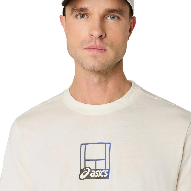 Court Core Graphic T-Shirt Herren-creme
