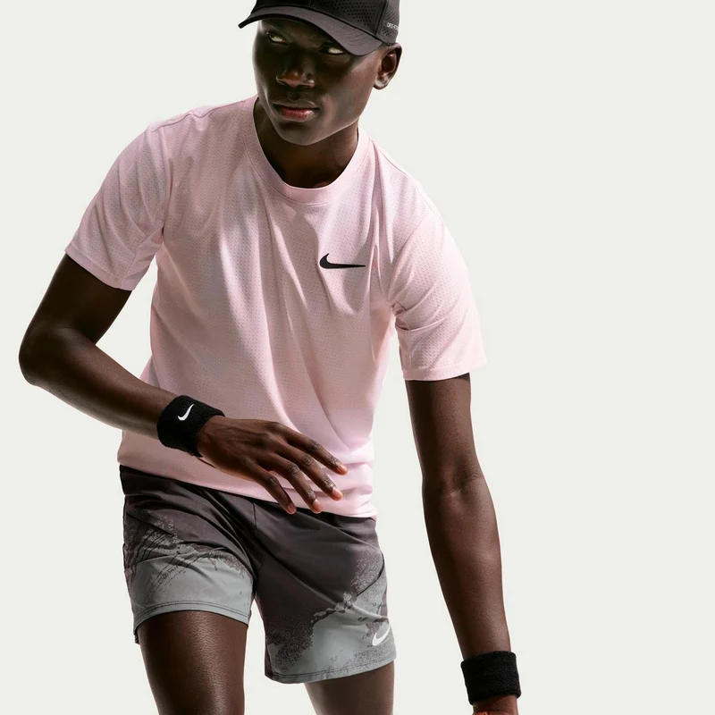 Court Dri-Fit Advantage Slam T-Shirt Herren - pink, altrosa