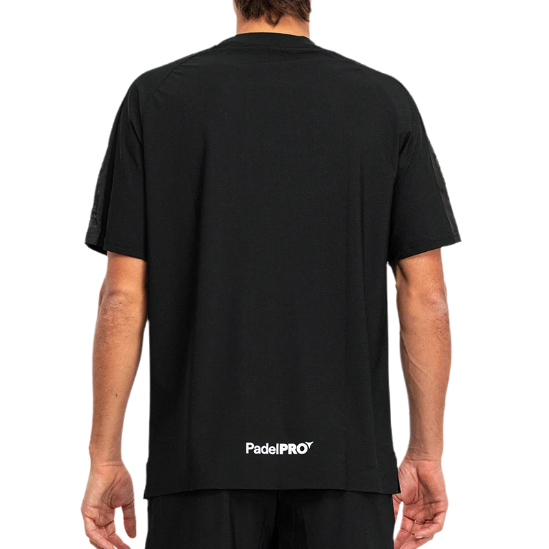 Camiseta Pro Elite PadelPRO Negra