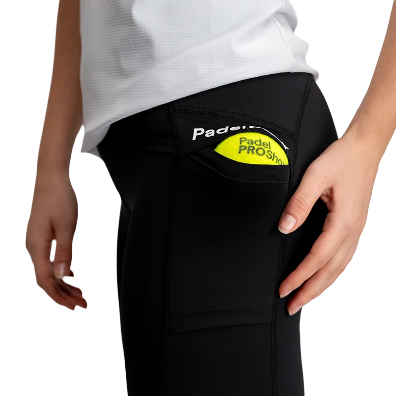 Legging Pro Elite Mujer PadelPRO Negro