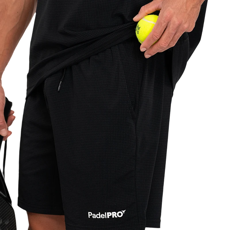Pantalón Corto Pro Basic PadelPRO Negro