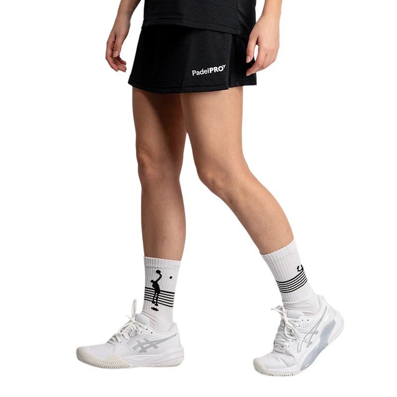 Falda Pro Basic Mujer PadelPRO Negra