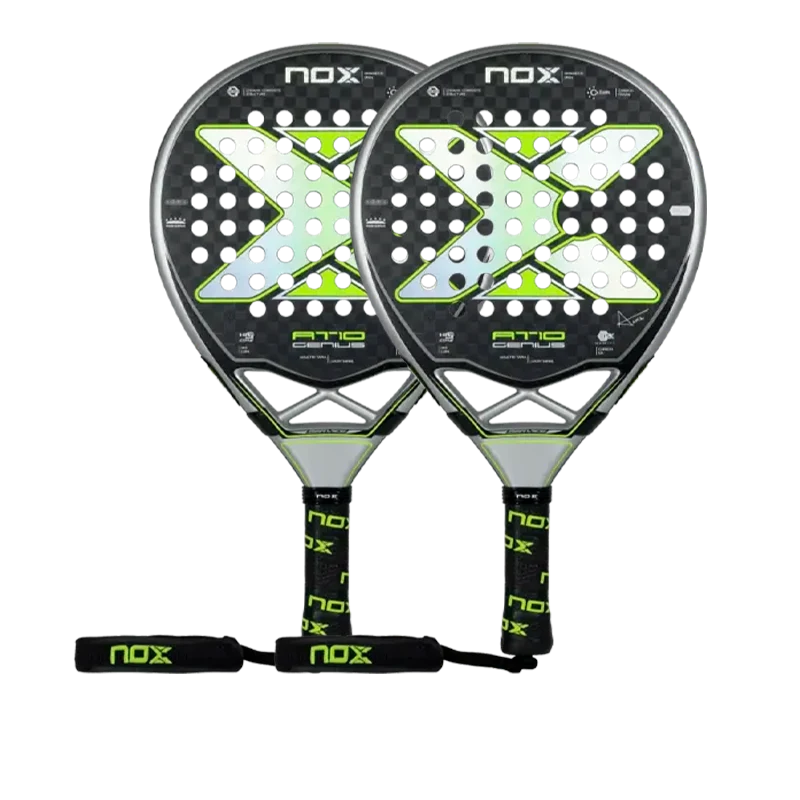 Pack dúo Pala Nox AT10 Genius 12K Limited Edition Agustín Tapia (Exclusivas PadelPROShop)