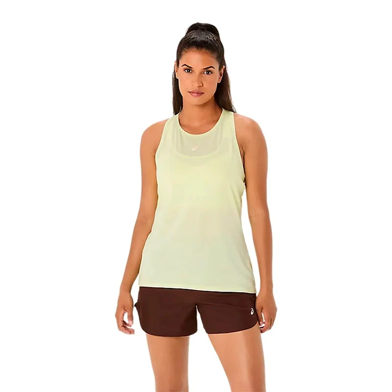 Camiseta Asics Nagino Run Ajustable Amarillo Mujer 2026