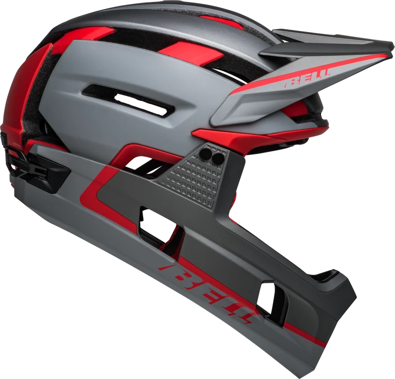 Bell SUPER AIR R SPHERICAL MIPS Fahrradhelm matte grey red Unisex