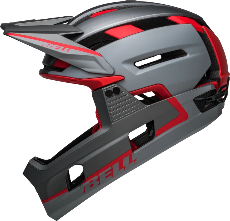 Bell SUPER AIR R SPHERICAL MIPS Fahrradhelm matte grey red Unisex