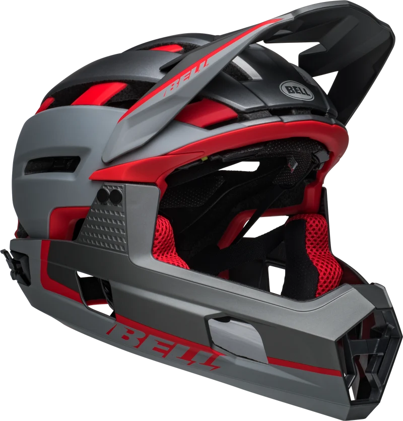 Bell SUPER AIR R SPHERICAL MIPS Fahrradhelm matte grey red Unisex