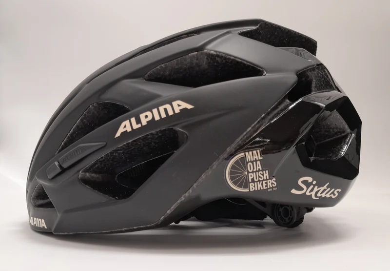 Alpina VALPAROLA PUSHBIKERS III Fahrradhelm black Unisex