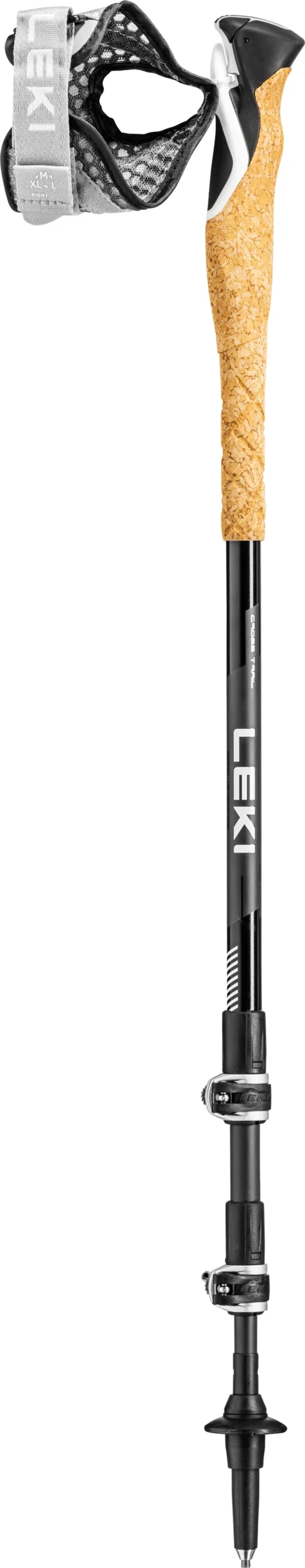 Leki CROSS TRAIL LITE Carbon Cross Trail black-white-naturalcarbon (100-135 cm) Unisex
