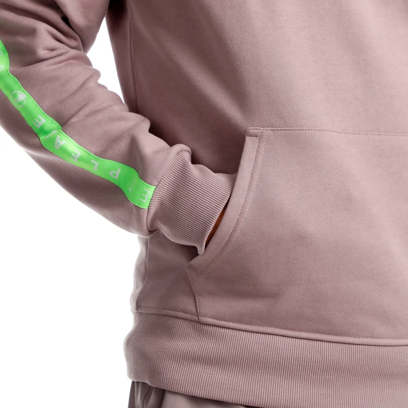 Mind Taped Hoody Herren-Lila,Neongrün
