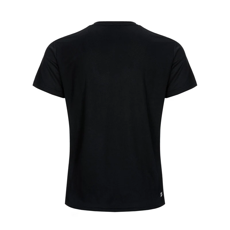 Evin Tech Round-Neck T-Shirt Jungen - schwarz,