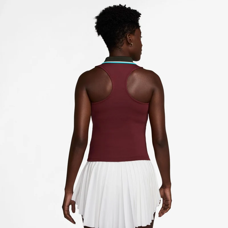 Court Dri-FIT Slam Tank-Top Damen-Dunkelrot