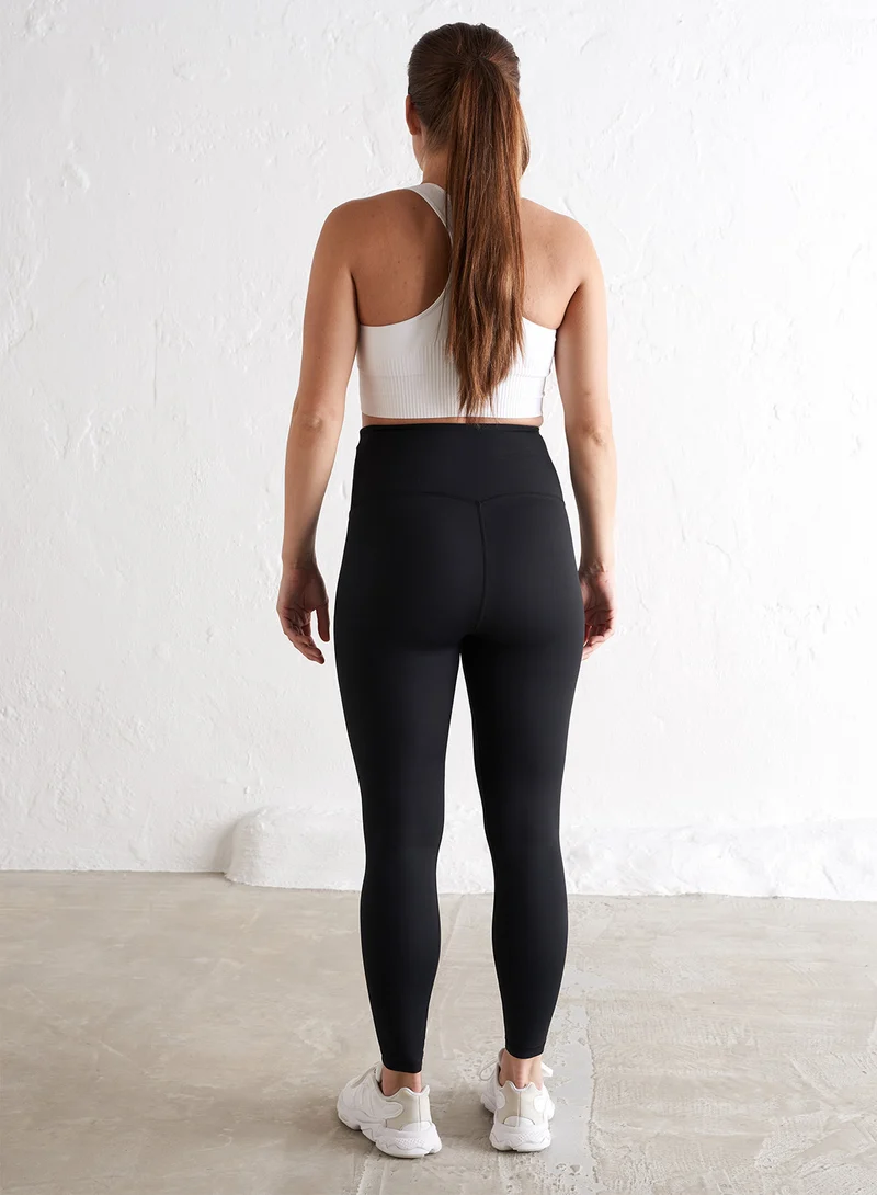 Black Aim High Maternity Tights