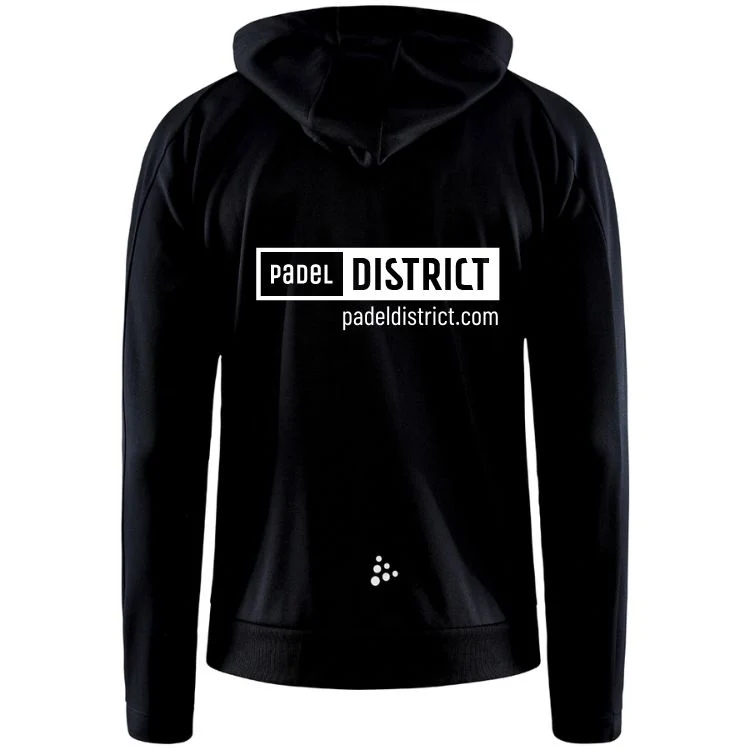 Craft Trainingspak Evolve Heren Logo Padeldistrict Zwart