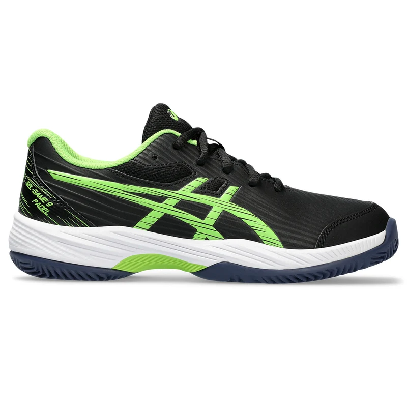 Asics Padelschoen Gel Game 9 GS Junior Zwart Lime