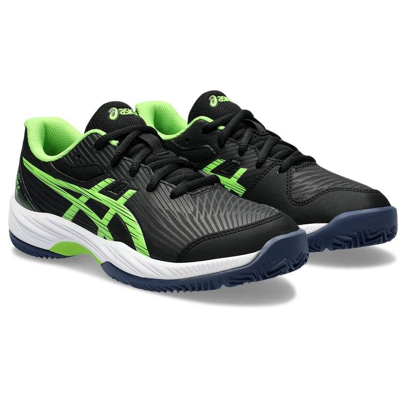 Asics Padelschoen Gel Game 9 GS Junior Zwart Lime