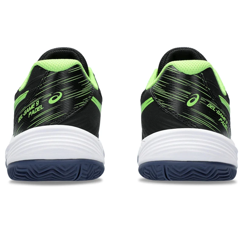 Asics Padelschoen Gel Game 9 GS Junior Zwart Lime