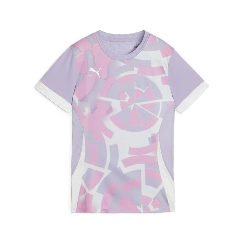 Puma Individual Goal Graphic Jersey Shirt Dames Paars Grijs