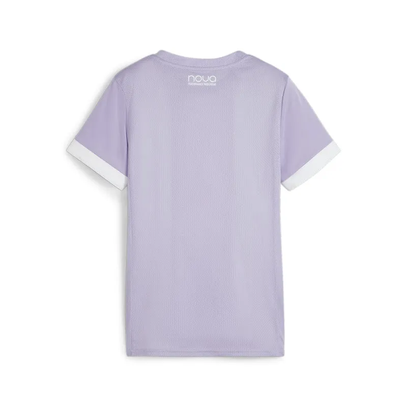 Puma Individual Goal Graphic Jersey Shirt Dames Paars Grijs